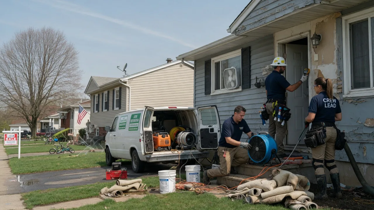 Flood Cleanup in Johnston, IA near me