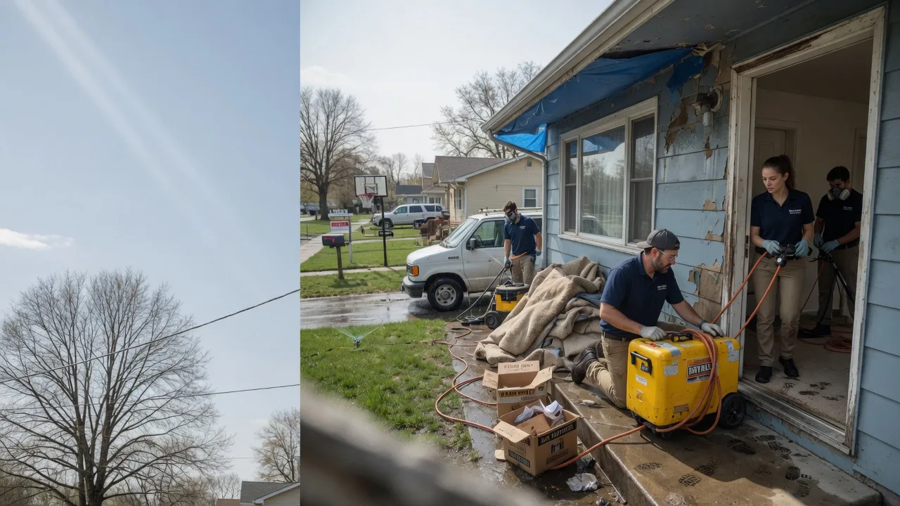 Basement Flood Cleanup in Johnston, IA near me